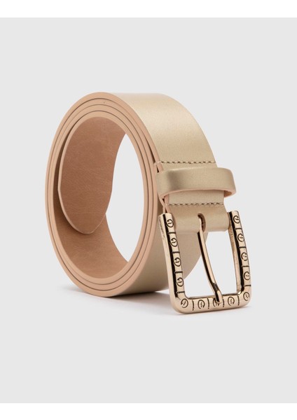 Cle Kadın Kemer Altın Renk Hakiki Deri modelleri