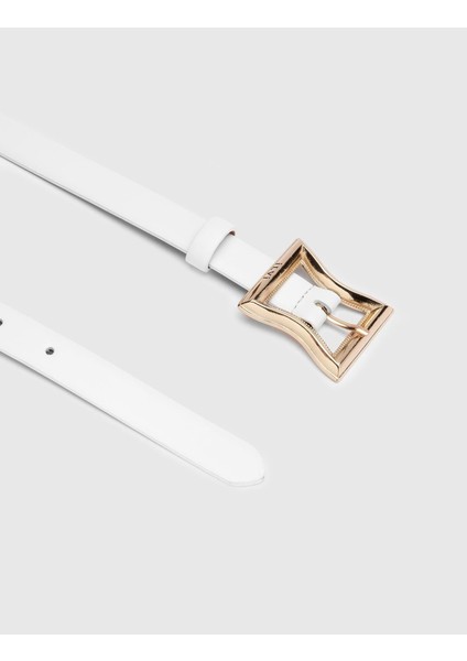 Fidelya Kadın Kemer Beyaz Deri indirimleri