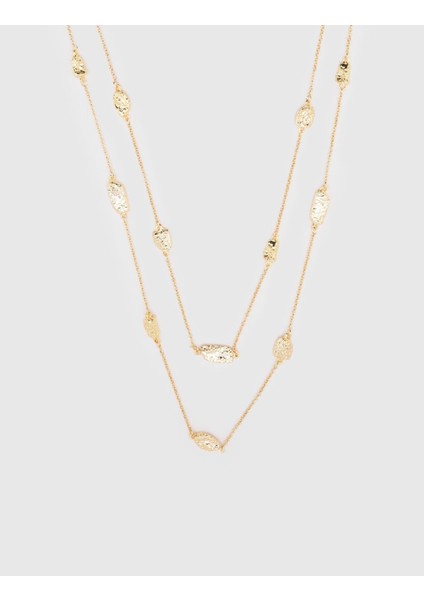 Isaak Kadın Kolye Küpe Altın Renk Set modelleri