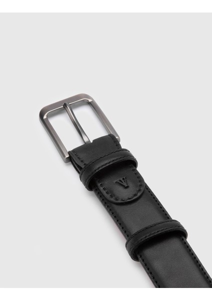 Owens Erkek Kemer Siyah Antik Timsah Baskı Deri fiyatları