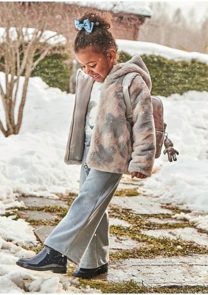 Kız Çocuk Pantolon Gök Mavisi