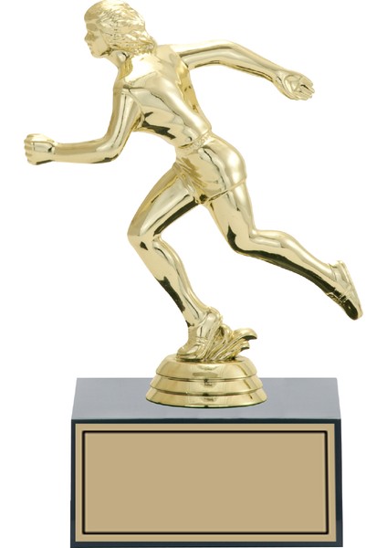 Atletizm Kadın Figürlü Ödül Kupası-Okul Kupası - Hediye Kupa 18 cm FG001