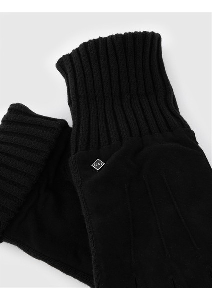 Stavanger Erkek Süet Deri Eldiven Siyah fiyatları