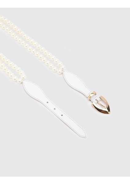 Jan Kadın Kemer Beyaz Deri fiyatları