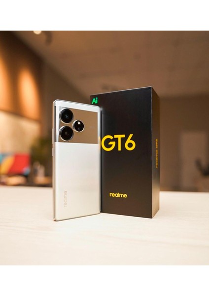 GT6 5g 24 GB Ram 12gb 12gb'a Kadar Dinamik Ram 256gb) 808 Oıs Kamera Next Aı Realme Türkiye garantili