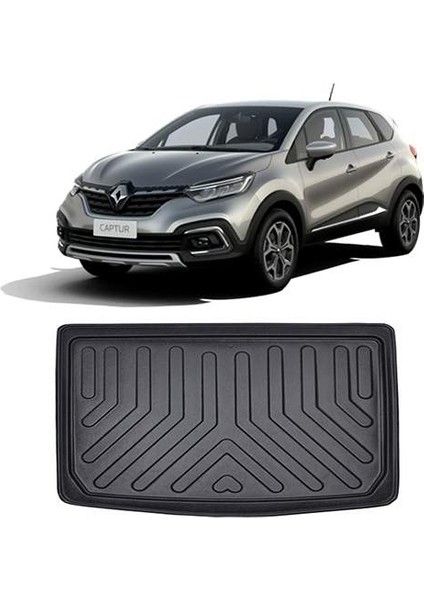 Renault Captur 2021 Sonrası Alt 3D Bagaj Havuzu