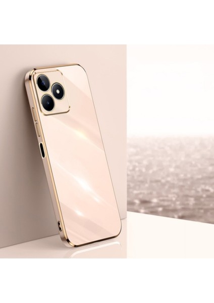 Realme C53 Şanzeli̇ze Kilif Rose Gold