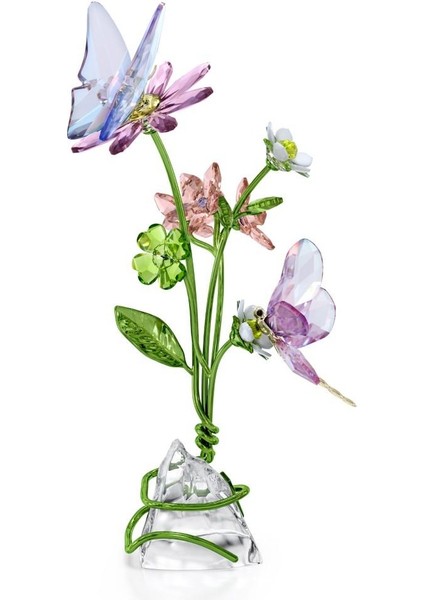 5669353 Swarovski Ev Dekorasyonu Idyllıa:butterfly And Flowers