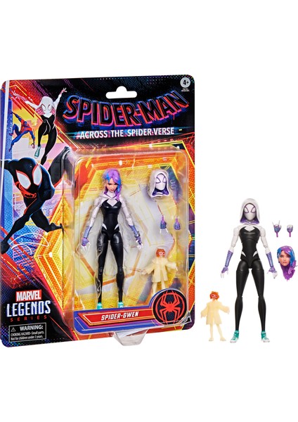 Marvel Legends Spider-Gwen (Spider-Man: Across The Spider-Verse) Aksiyon Figürü