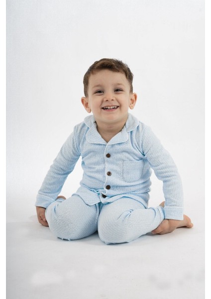 Kız Erkek Genç Çocuk Uzun Kollu Pijama Takımı