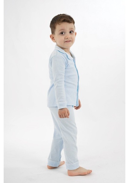 Kız Erkek Genç Çocuk Uzun Kollu Pijama Takımı