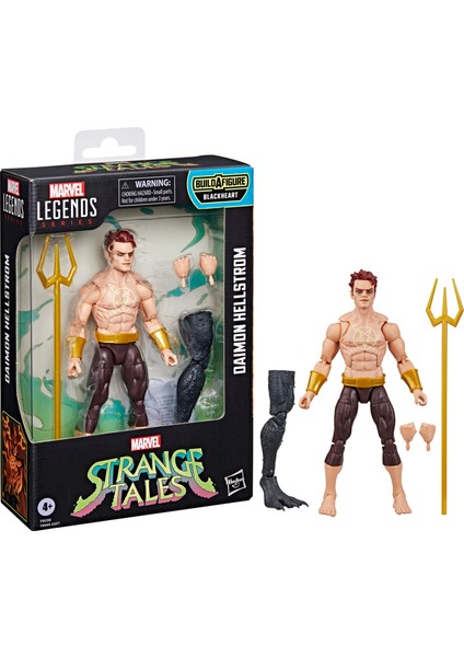 Marvel Legends Strange Tales Daimon Hellstrom Aksiyon Figürü (Blackheart Baf)