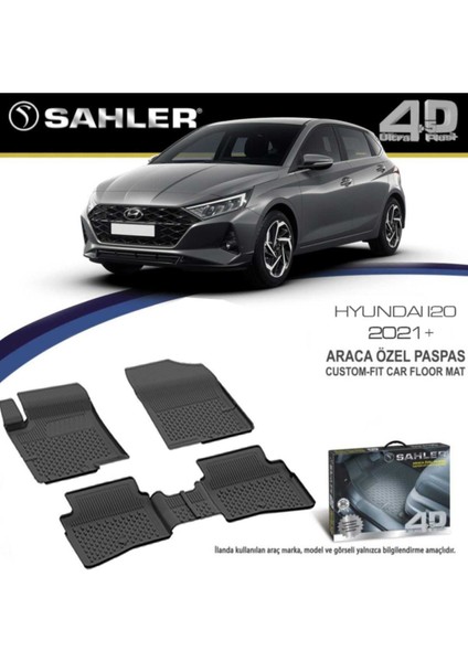 Hyundai İ20 2021-2025 Uyumlu 4.5D Premium Havuzlu Paspas- İ20