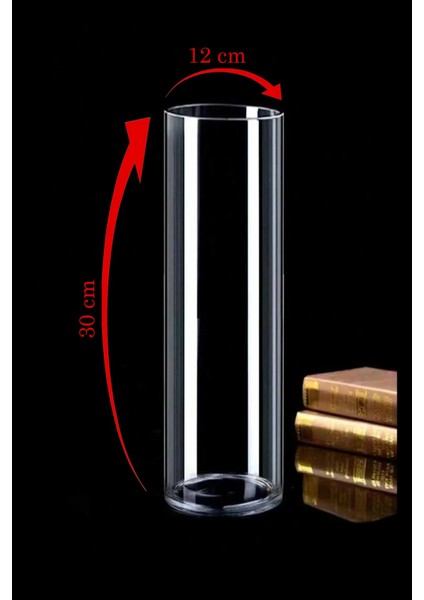 Denizli El Imalatı Silindir Cam Vazo Set 3lü (12 Çap) fırsatları