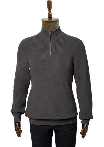 Fermuarlı Yaka Selanik Örgü