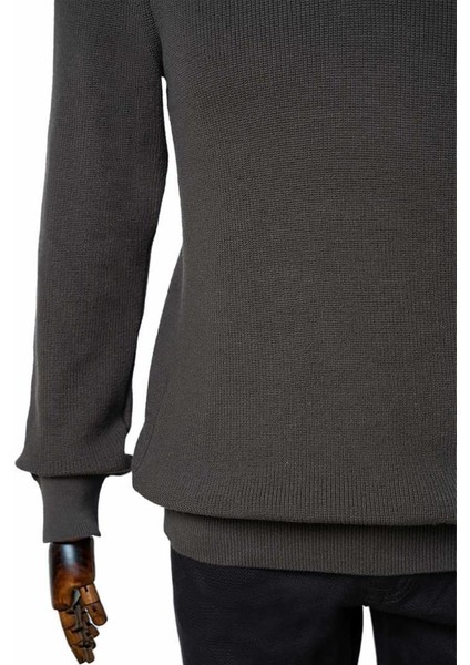 Fermuarlı Yaka Selanik Örgü modelleri