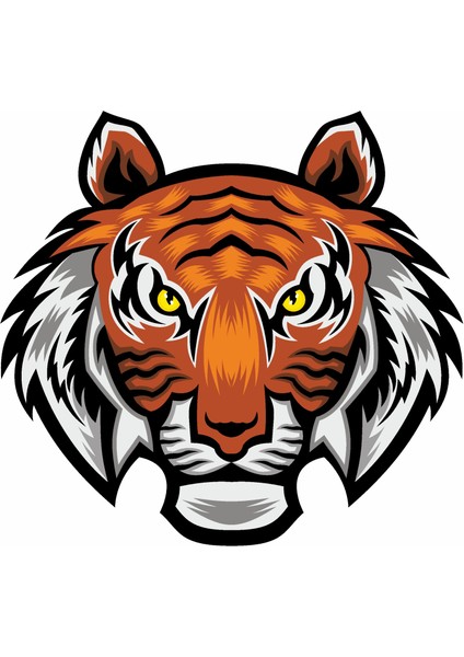Kaplan Tiger Sticker Araba Oto Motosiklet Karavan Sticker 00255