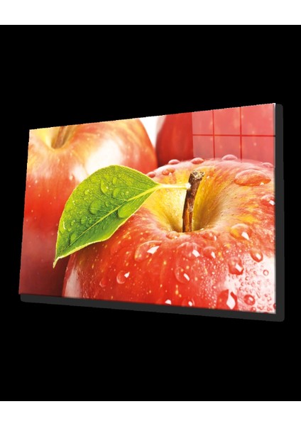 Elma Cam Tablo Apple Wall Hanging