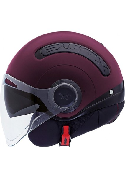 Sx.10 Yarım Kask Mat Mor
