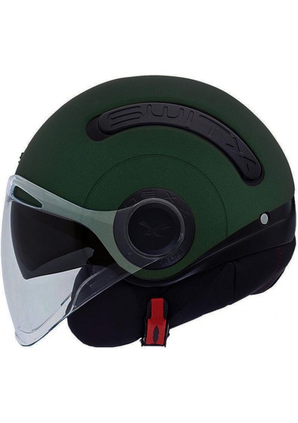 Sx.10 Yarım Kask Mat Yeşil