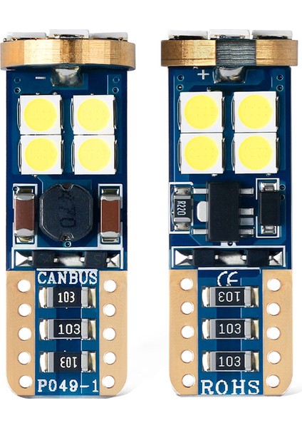 LED Ampul T10-12SMD Canbus'lı Beyaz 2'li Set 12V / LAAM629