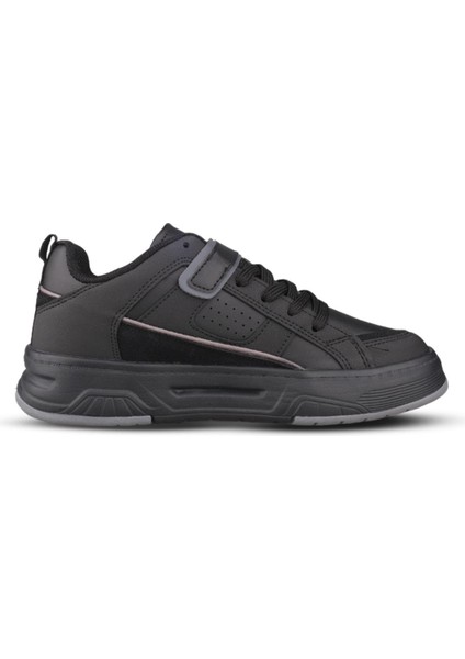 Kadın Bağcıklı / Velcro Siyah Sneaker