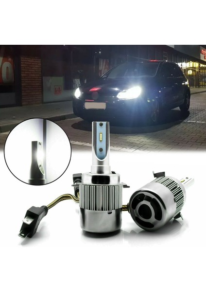 Orijinal Volkswagen H7 LED Far Ampulü 36W 4800LM 12V-32V / LAAM808 fırsatları