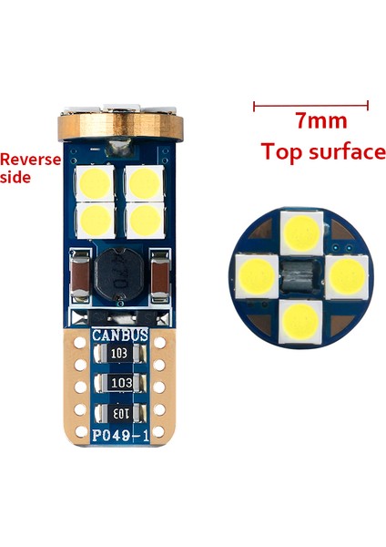 LED Ampul T10-12SMD Canbus'lı Beyaz 2'li Set 12V / LAAM629 fırsatları