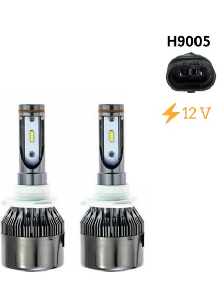 LED Far Ampulü Beyaz H9005 36W 4800LM 12V / LAAM805