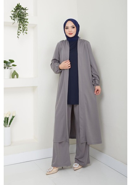 Kadın Giyim Abiye Moda 3 Parça Tesettür Takım 2649