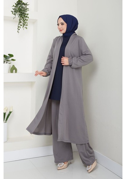 Kadın Giyim Abiye Moda 3 Parça Tesettür Takım 2649 fiyatları
