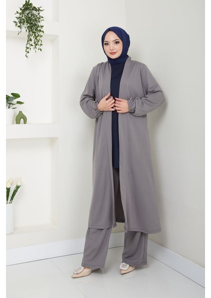 Kadın Giyim Abiye Moda 3 Parça Tesettür Takım 2649 modelleri