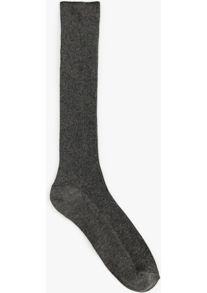 Basic Dokulu Uzun Soket Çorap
