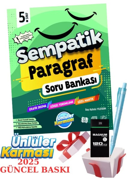 5. Sınıf Sempatik Paragraf Soru Bankası + Faber Eğitim Seti