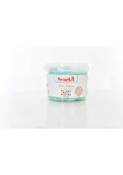 Şeker Hamuru Açık Yeşil 500 gr