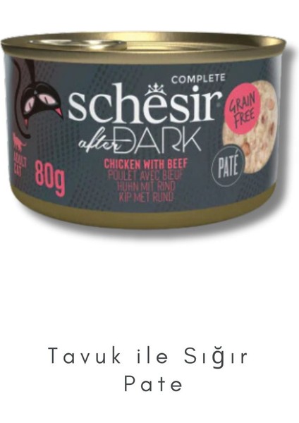 After Dark Pate Kedi Konservesi Karışık Paket 80 G x 4 Adet