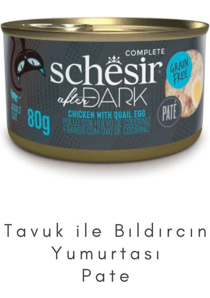 After Dark Pate Kedi Konservesi Karışık Paket 80 G x 4 Adet