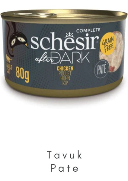 After Dark Pate Kedi Konservesi Karışık Paket 80 G x 4 Adet