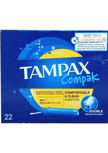 Compak Normal Tampon 22'li-2 Paket