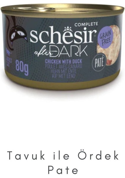 After Dark Pate Kedi Konservesi Karışık Paket 80 G x 4 Adet