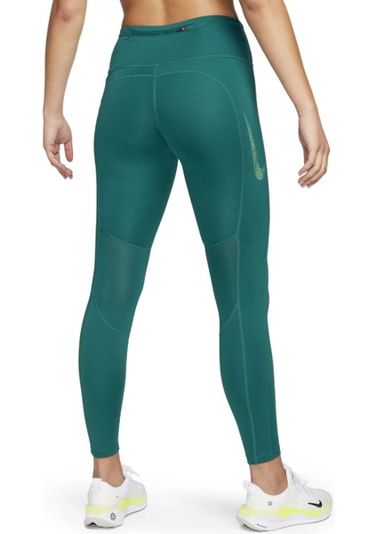 Dri Fit Fast Mid Rise 7/8 Tight Hbr Kadın Toparlayıcı 3 Cebli Koşu Antrenman Taytı Yeşil fiyatları