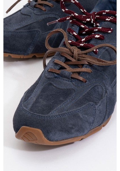 Serena Lacivert Süet Deri Kadın Spor Ayakkabı modelleri