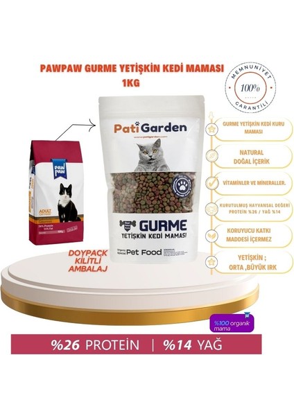 Pawpaw Gurme Kedi Maması 1 kg fiyatları