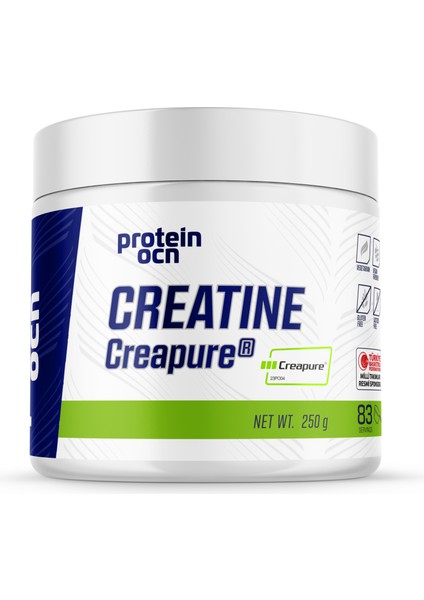 Creatine Creapure® - Aromasız - 250 gr - 83 Servis