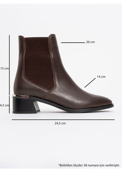 Neiva Kahve Cilt Deri Kadın Chelsea Bot fırsatları