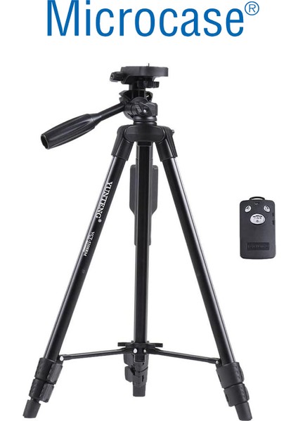NP-8810 Bluetooth Kumandalı Kamera Dslr Telefon Tutuculu Tripod 150CM - AL4644