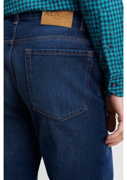 ALTINYILDIZ CLASSICS Erkek Lacivert Comfort Fit Rahat Kesim %100 Pamuk Jean Denim Kot Pantolon modelleri
