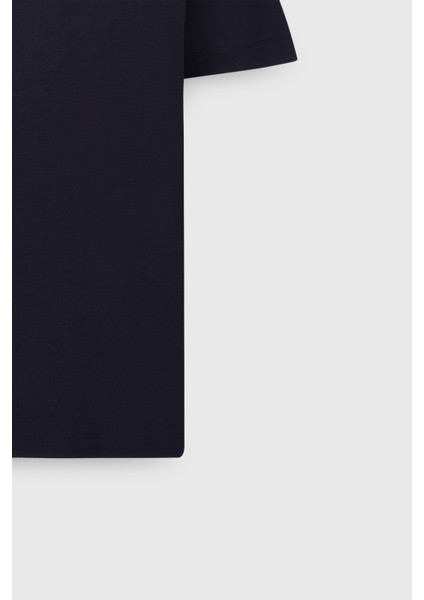 %100 Pamuk Modern Fit Normal Kesim Bisiklet Yaka Tişört