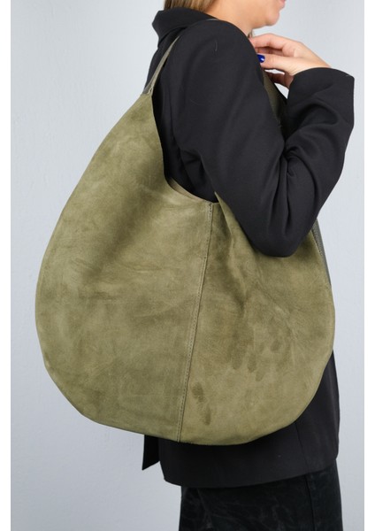 Puja Haki Cilt Haki Hakiki Süet Deri Kadın Omuz Çantası fırsatları