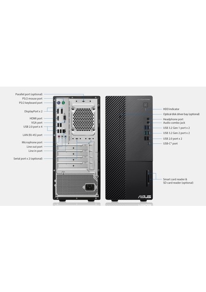 D700ME Intel Core I5-13500 64GB 1tb SSD Quadro T400 4gb Freedos D700ME-5135000410-22 modelleri